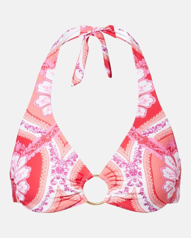 Melissa Odabash Top bikini Brussels con stampa Multicolore