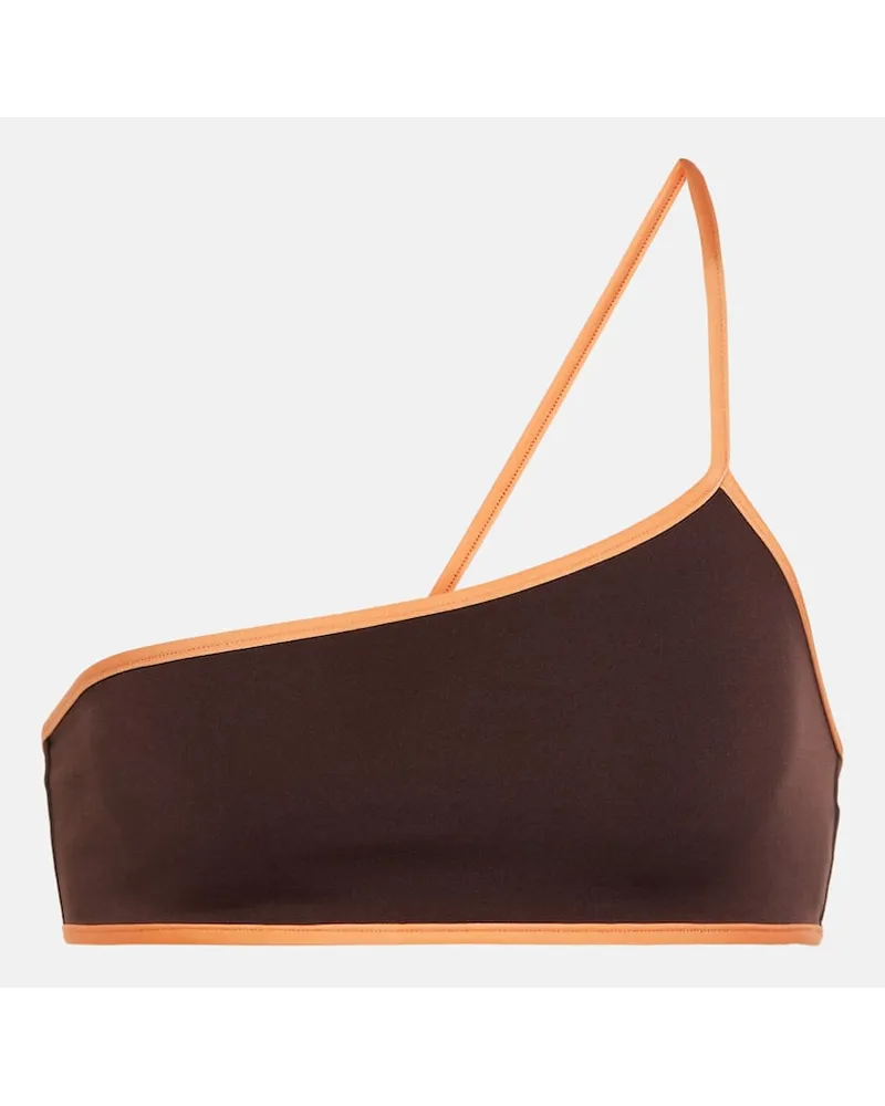 Jacquemus Top bikini Le Haut De Maillot Maio Marrone