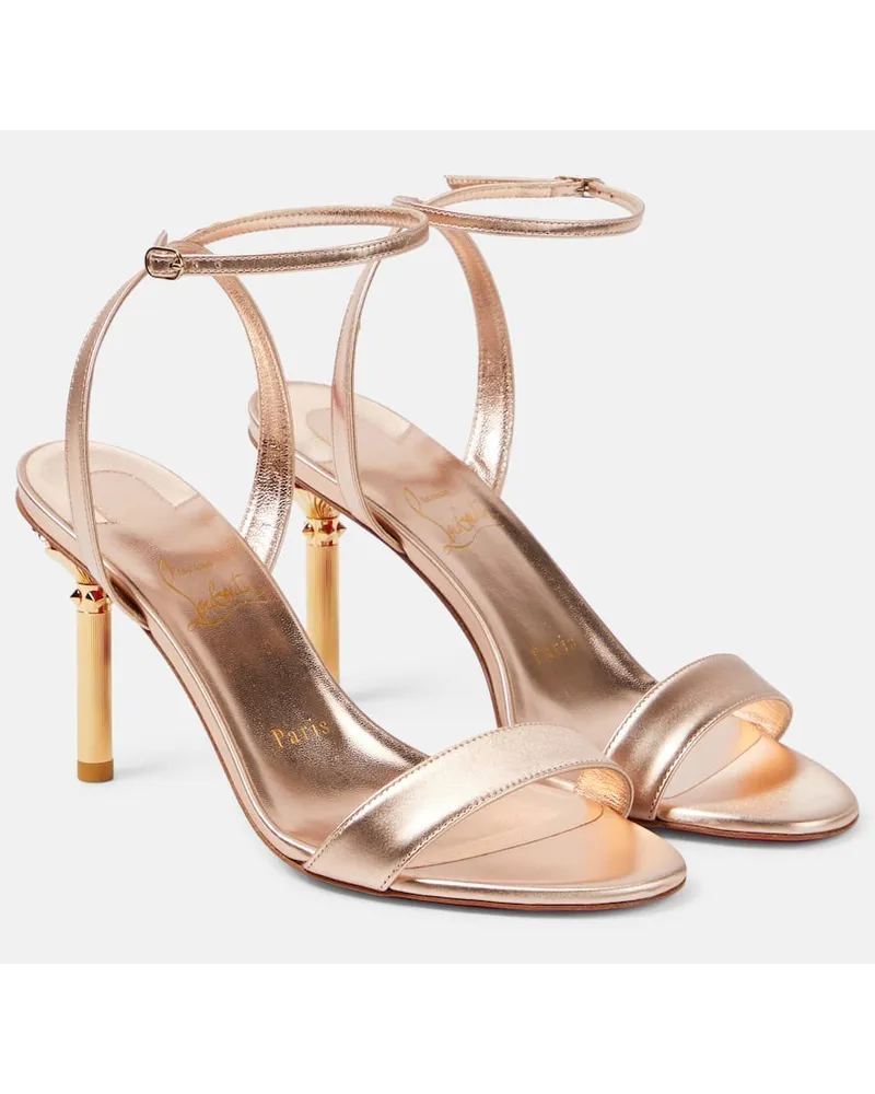 Christian Louboutin Sandali Mascasandal in pelle Beige