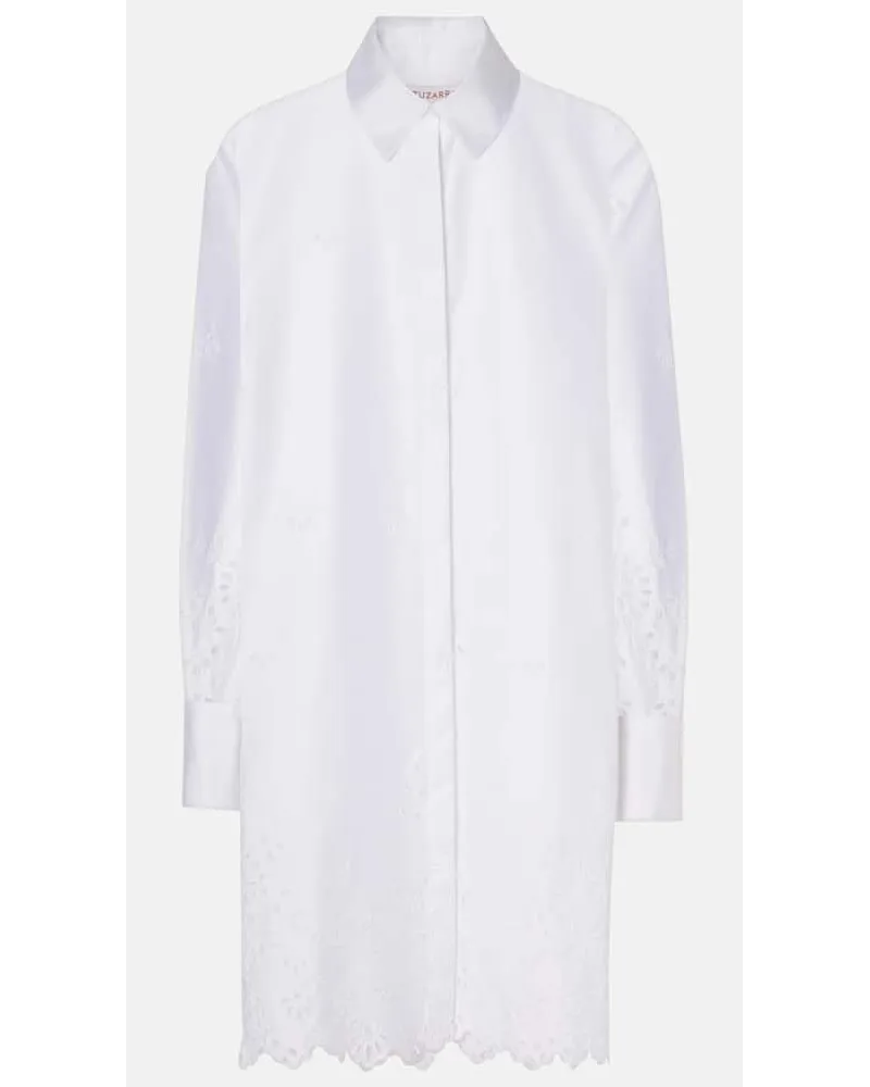 Altuzarra Abito corto Morton in misto cotone Bianco