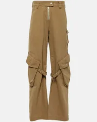 Acne Studios Pantaloni cargo Potinal in cotone Beige