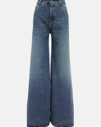 Chloé Chloé Jeans a gamba larga e vita alta Blu