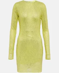 Stella McCartney Miniabito con cristalli Verde