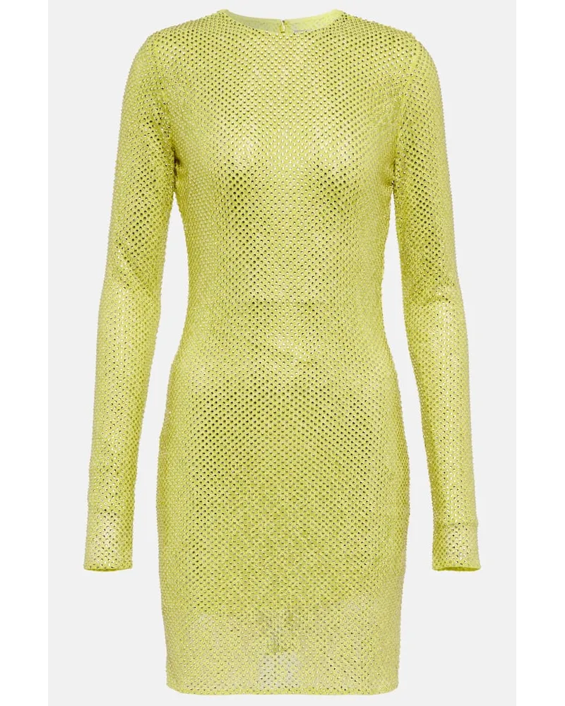 Stella McCartney Miniabito con cristalli Verde
