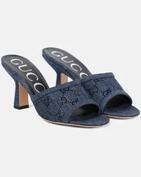 Gucci Sandali in denim Blu