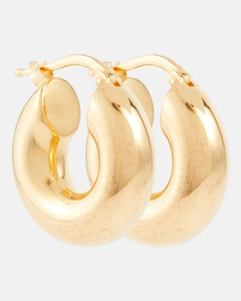 Jil Sander Orecchini a cerchio in argento Oro