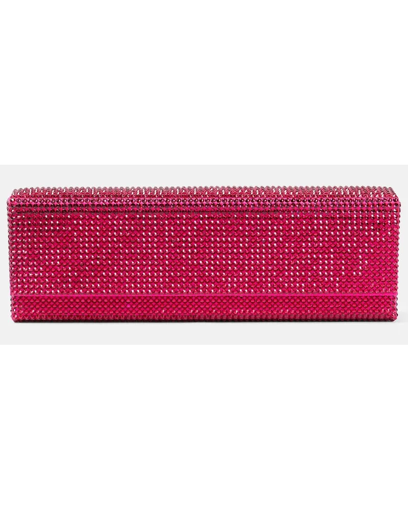 Amina Muaddi Clutch Amini Paloma Rosa