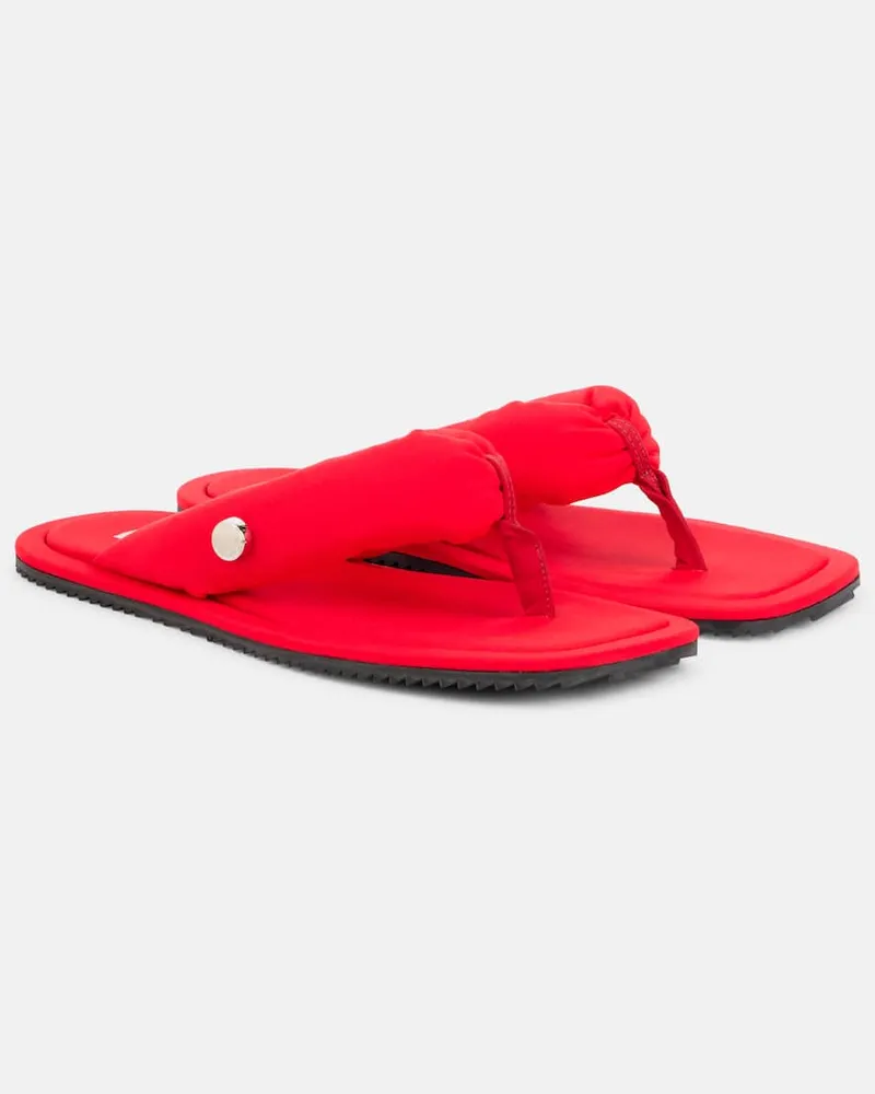 ATTICO Sandali infradito Indie in canvas Rosso