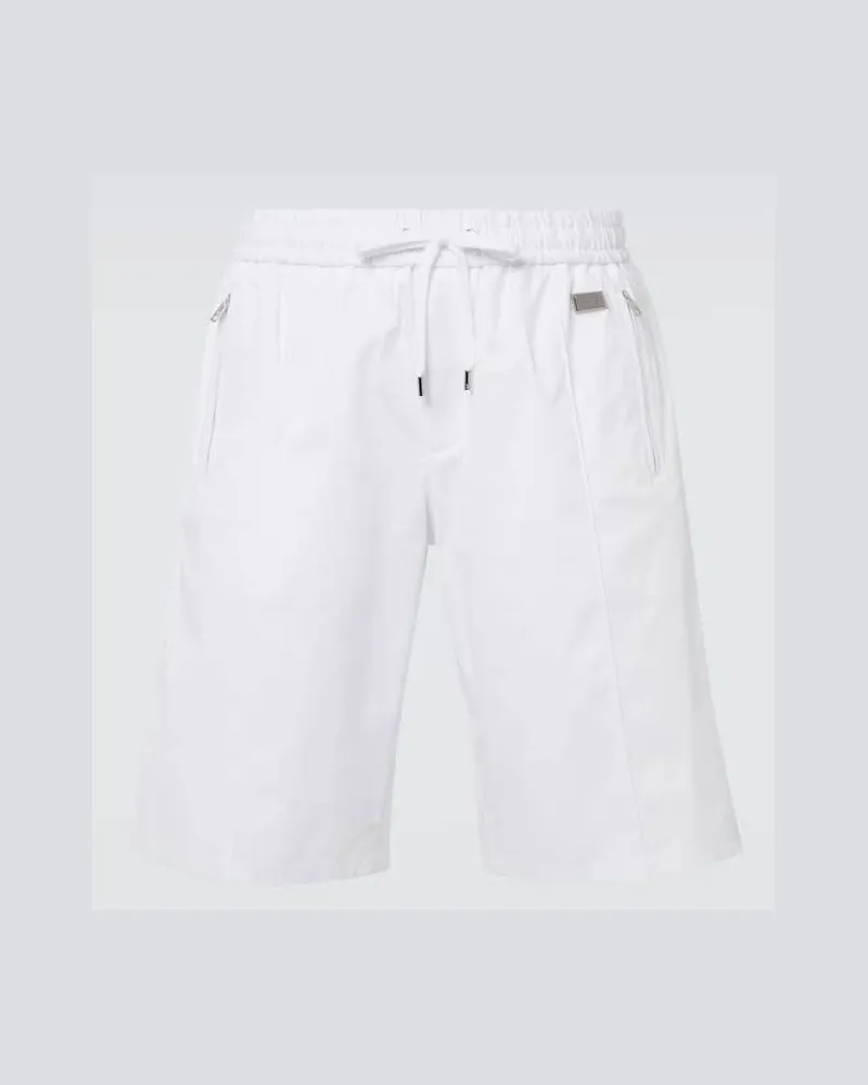 Dolce & Gabbana Bermuda in gabardine Bianco