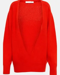 The Row Pullover Chevro in cashmere Rosso