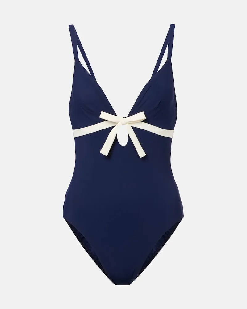 Karla Colletto Costume intero Lenora Blu