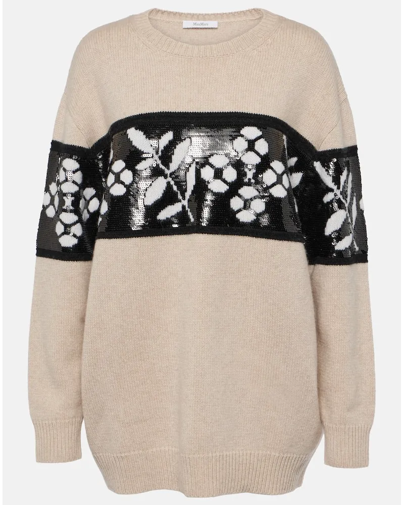 Max Mara Pullover in lana e cashmere Multicolore