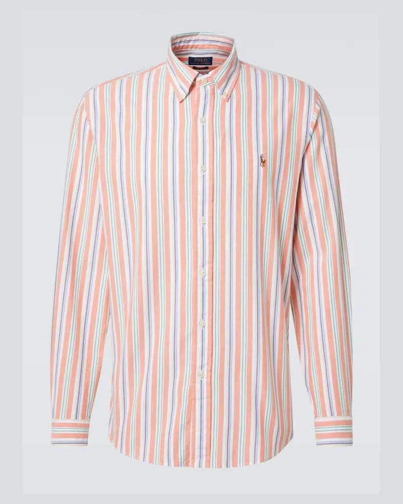 Ralph Lauren Camicia Oxford in cotone a righe Bianco