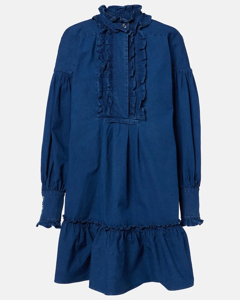 Valentino Garavani Abito corto di jeans Blu