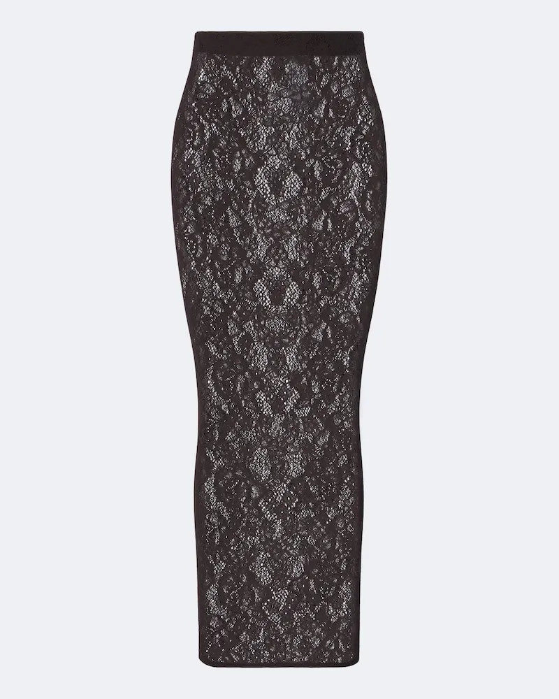 Wolford Gonna lunga Infiinite in pizzo Marrone
