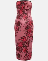 EMILIA WICKSTEAD Abito midi Adalina con stampa Rosa