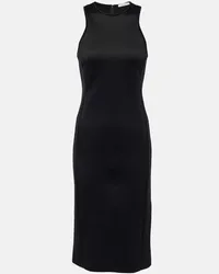 Max Mara Abito midi in jersey Nero