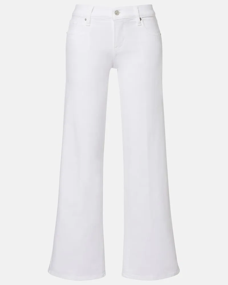 Frame Denim Jeans a gamba larga Bianco