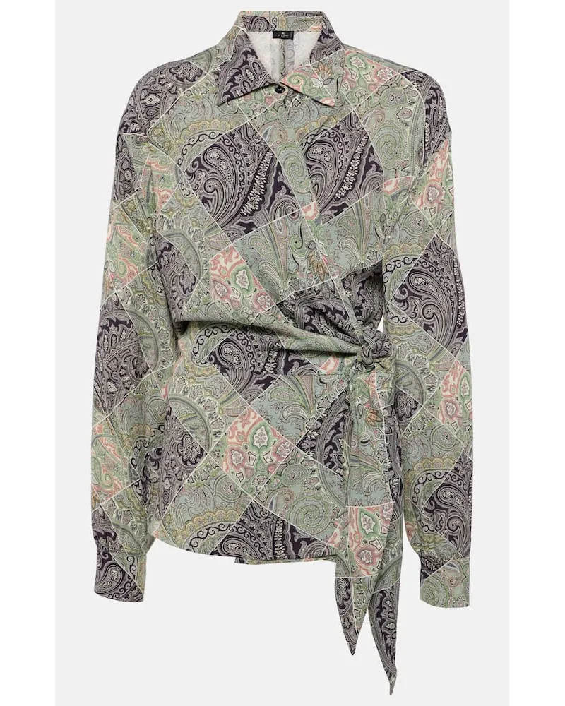 Etro Top con stampa Multicolore