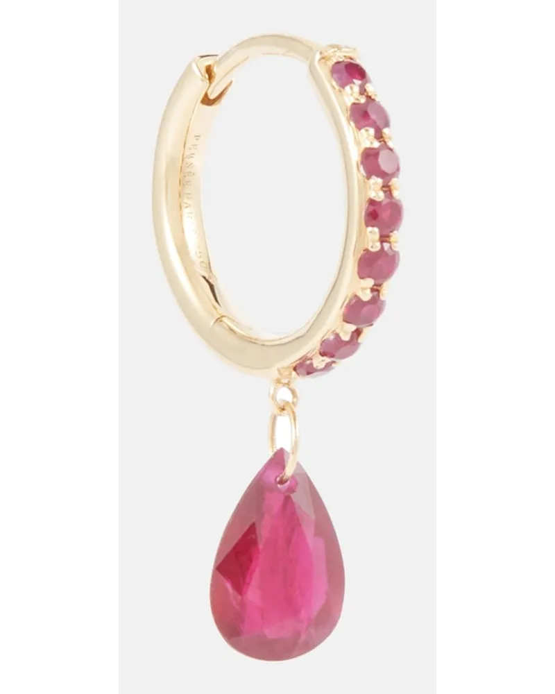 PERSEE PersÃ©e Orecchino singolo Piercing in oro 18kt con rubino Oro