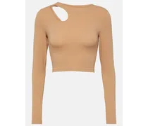 Top cropped con cut-out