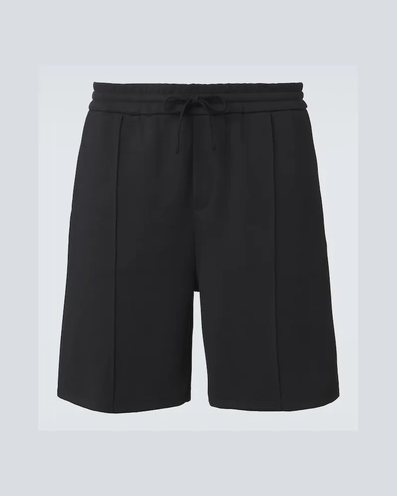 Valentino Garavani Shorts in jersey di misto cotone Nero