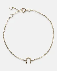 Stone & Strand Bracciale Lucky Horseshoe in oro 10kt Oro