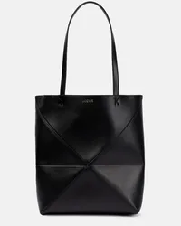 Loewe Borsa Puzzle Fold Medium in pelle Nero