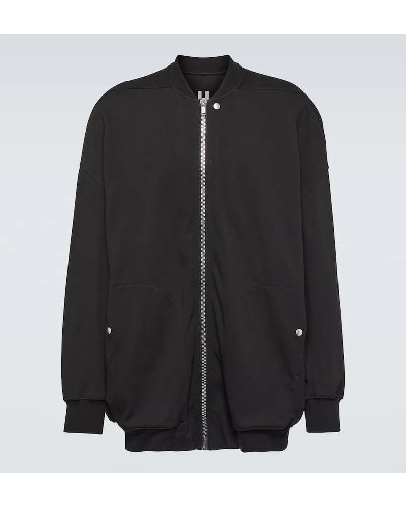 Rick Owens Giacca Jumbo Peter Flight in cotone Nero