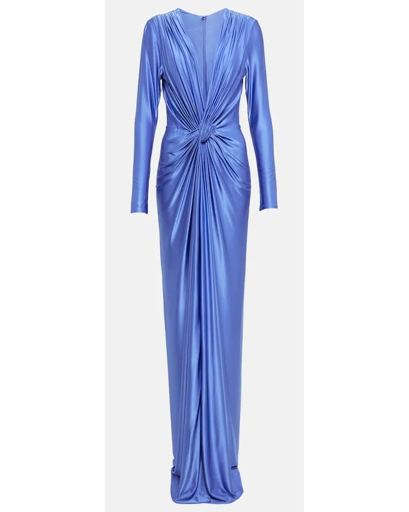 COSTARELLOS Abito lungo Swanson in raso Blu