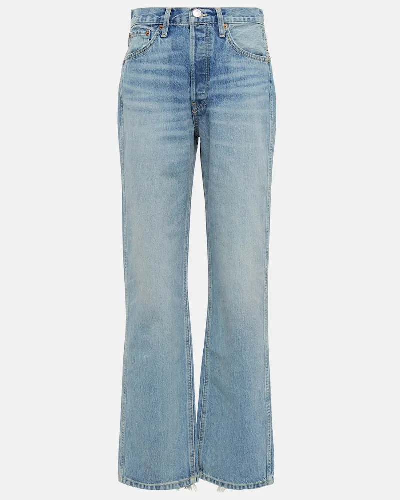 RE/DONE Jeans regular a vita media Blu