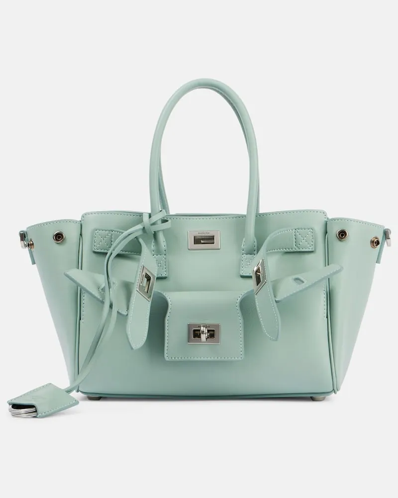 Balenciaga Borsa Bel Air Mini in pelle Verde