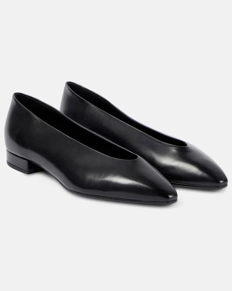 Loro Piana Ballerine Rebecca in pelle Nero