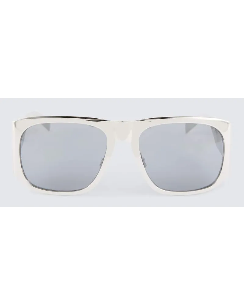 Saint Laurent Occhiali da sole squadrati SL 636 Argento