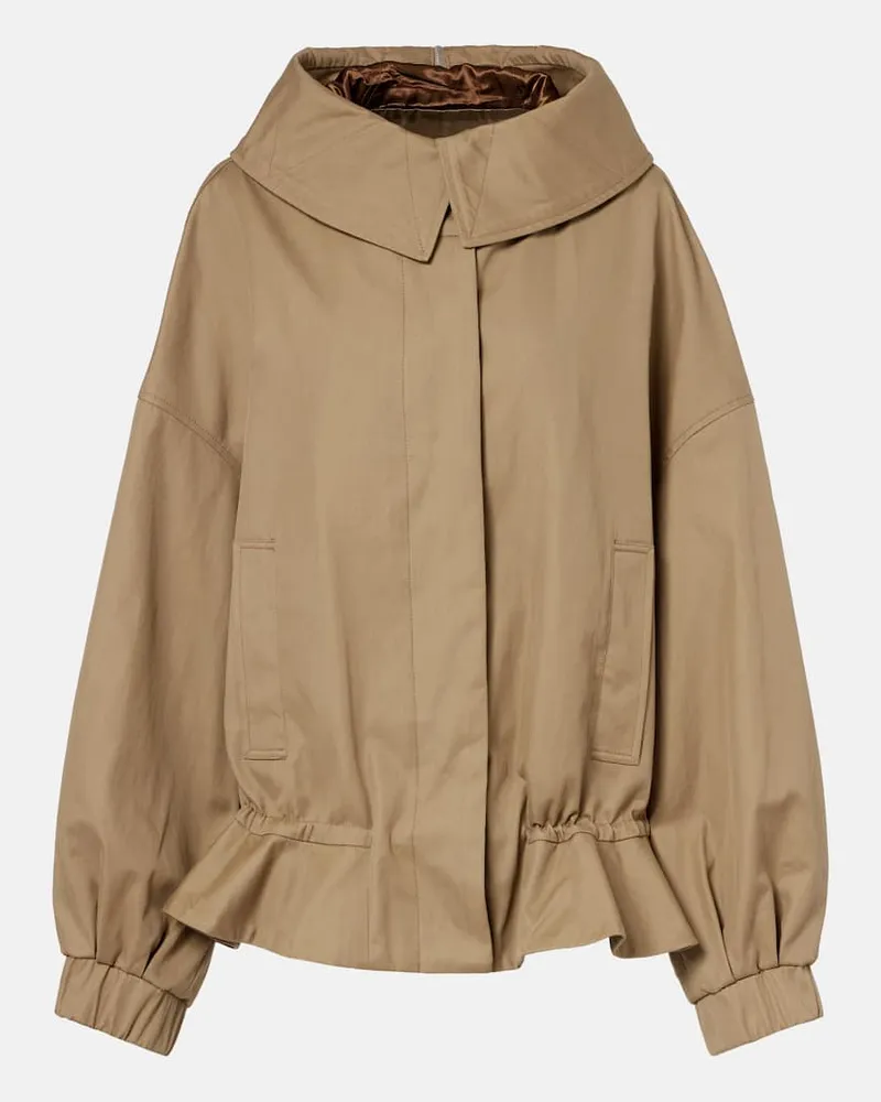 Dries van Noten Giacca in cotone Beige