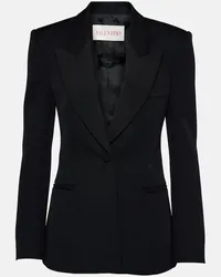 Valentino Garavani Blazer doppiopetto in lana Nero