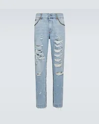 Dolce & Gabbana Jeans regular distressed Blu