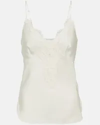 Dorothee Schumacher Camisole Heritage Ease in seta Bianco