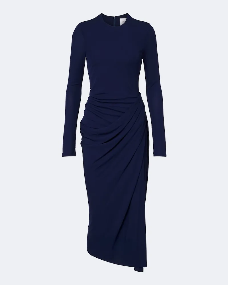 Erdem Abito midi in jersey Blu