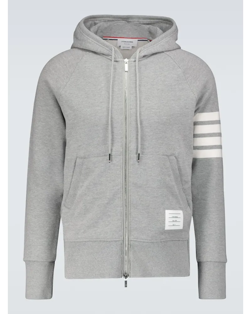 Thom Browne Felpa in cotone Grigio