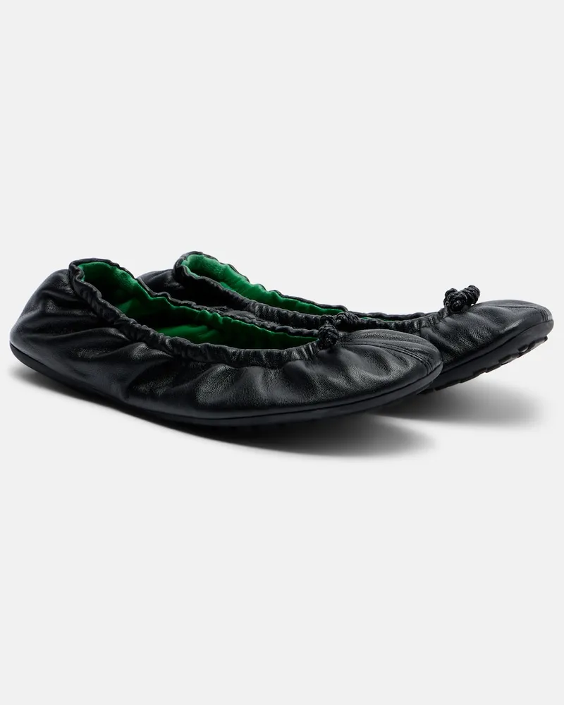 Bottega Veneta Ballerine Fantasmina Knot in pelle Nero