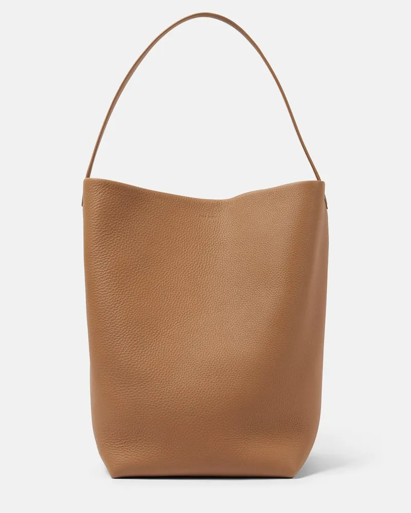 The Row Borsa N/S Park Large in pelle Beige