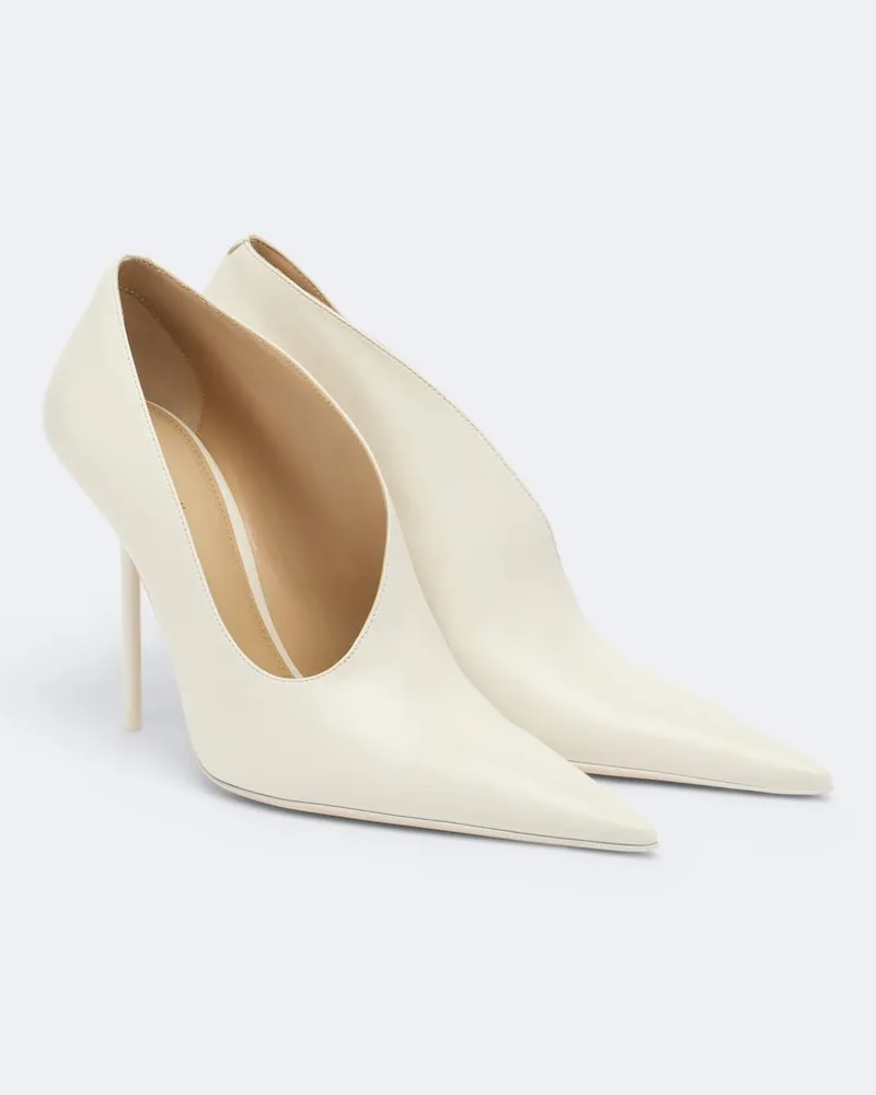 Victoria Beckham Pumps Sloane in pelle Bianco
