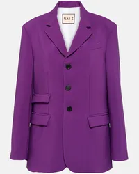 PLAN C Blazer in cady Viola