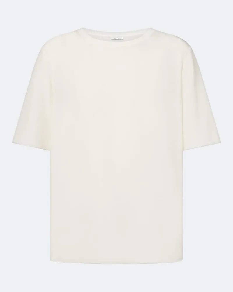 Joseph T-shirt New Rubin in seta Bianco