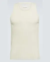 King & Tuckfield Tank top in lana Bianco