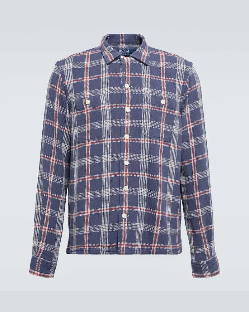 Ralph Lauren Camicia in cotone a quadri Blu