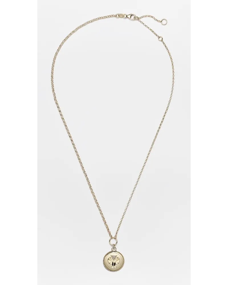 FOUNDRAE Collana Protection in oro 18kt con diamanti Oro