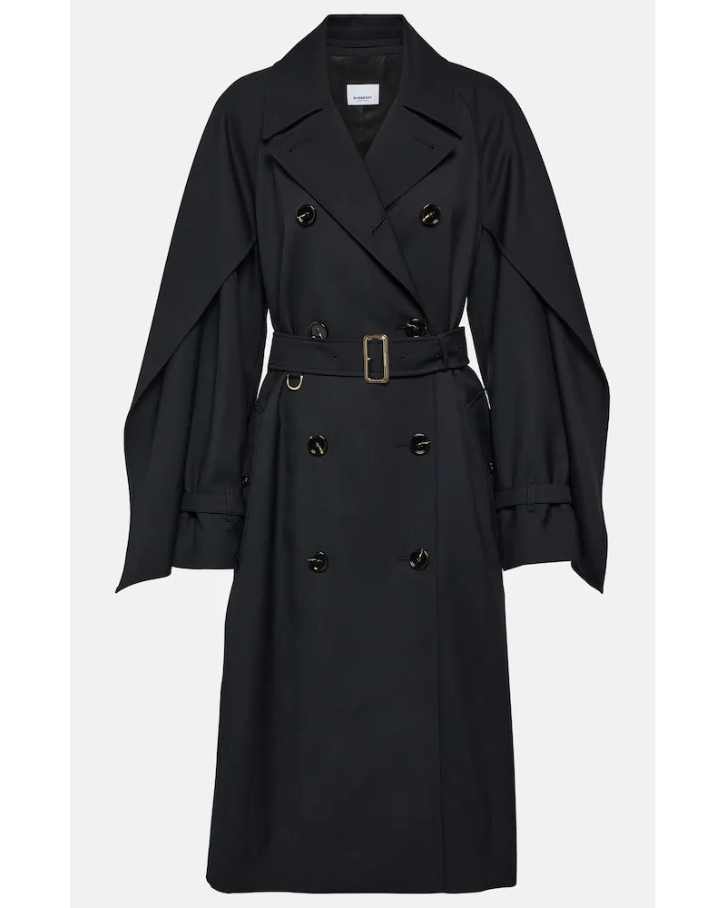 Burberry Trench in misto lana Nero