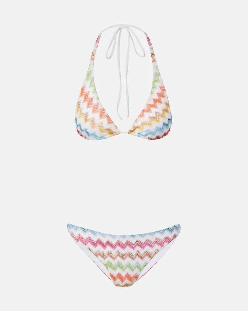 Missoni Bikini in lamÃ© a zig zag Multicolore